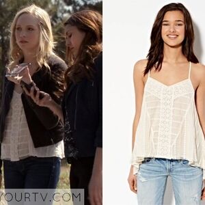 AEO Lace Crossback Tank